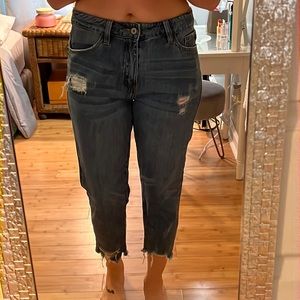 5/$25 Kancan mom ankle jeans
